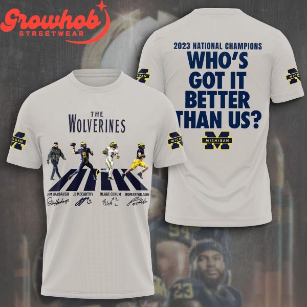 Michigan Wolverines Better Than Anyone White Hoodie Shirts