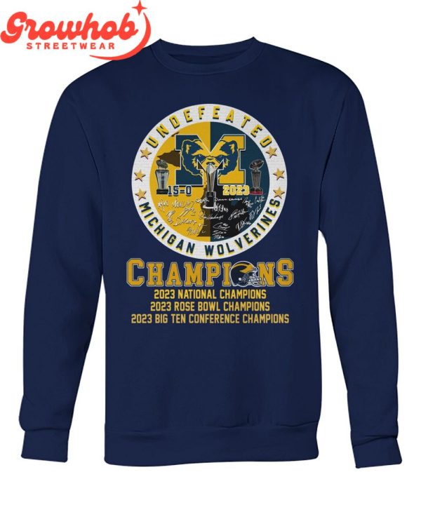 Michigan Wolverines Champions Title 2023 Proud T-Shirt