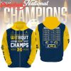 Michigan Wolverines Champions Without A Doubt 2023 Yellow Hoodie Shirts