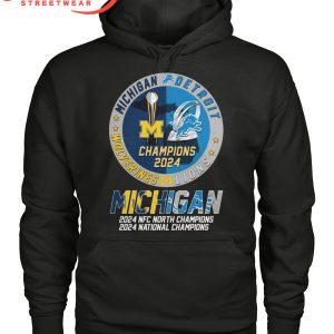 Michigan Wolverines Detroit Lions The Champions T-Shirt