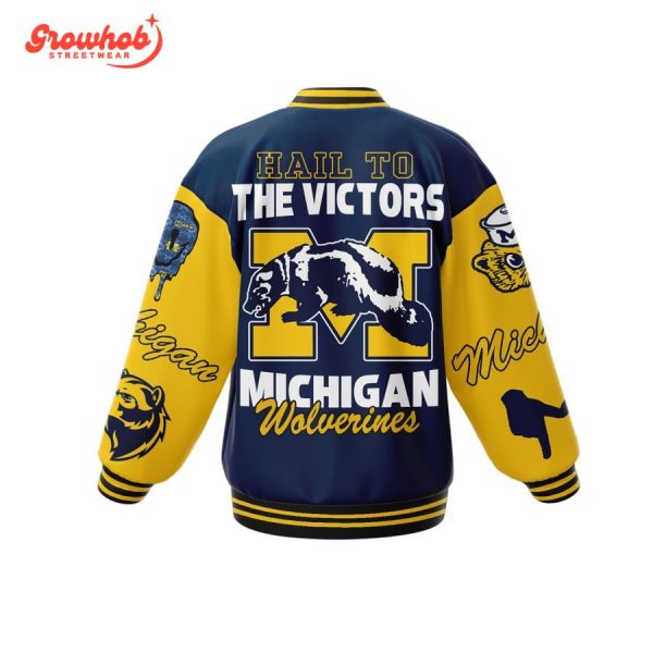 Michigan Wolverines Hail The Victors Baseball Jacket