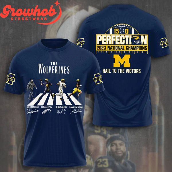 Michigan Wolverines More Perfect Than Anyone Navy Hoodie Shirts