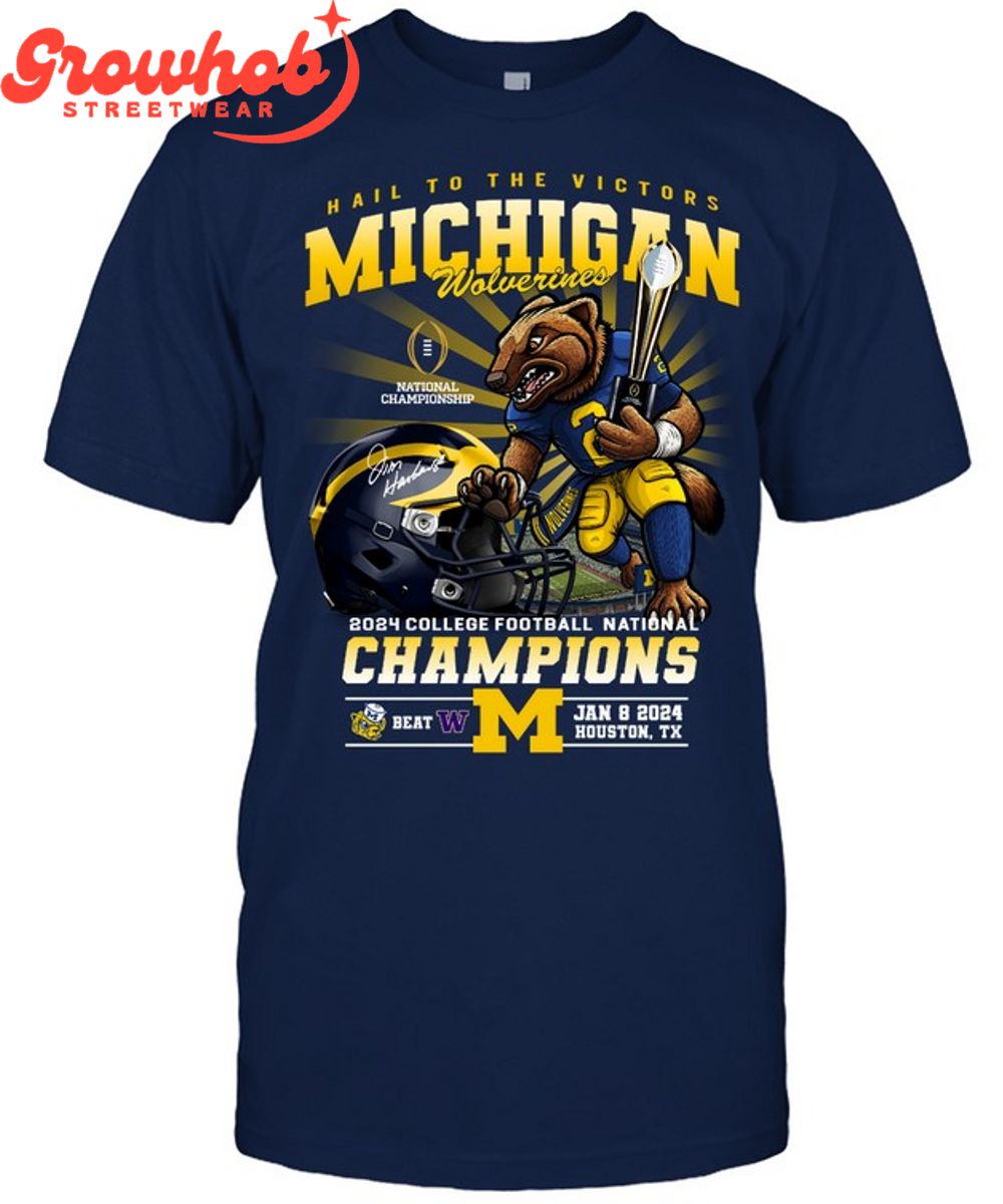 Michigan Wolverines National Champions 2024 The Victors T-Shirt