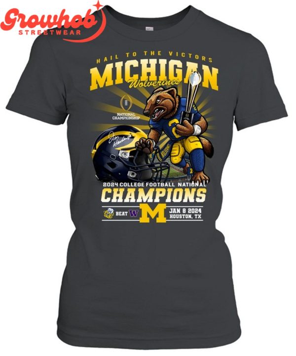 Michigan Wolverines National Champions 2024 The Victors T-Shirt