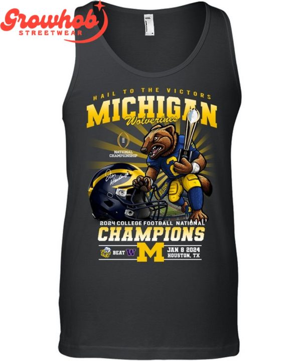 Michigan Wolverines National Champions 2024 The Victors T-Shirt