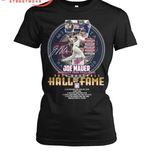 Minnesota Twins Joe Mauer 2024 Hall Of Fame T-Shirt