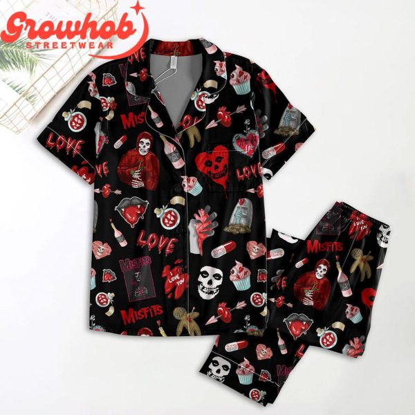 Misfits Happy Valentine’s Day Polyester Pajamas Set