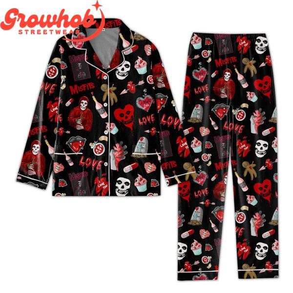 Misfits Happy Valentine’s Day Polyester Pajamas Set