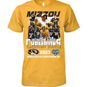 Missouri Tigers Cotton Bowl Classic 2023 Champions Fan T-Shirt