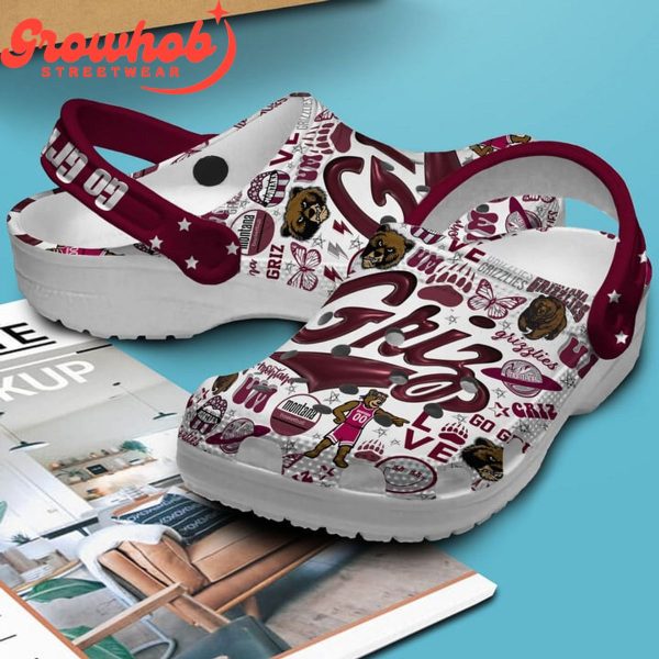 Montana Grizzlies Go Griz Fan Crocs Clogs