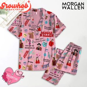 Morgan Wallen Valentine Polyester Pajamas Set