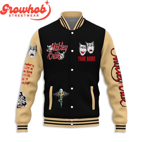 Motley Crue fan Love Personalized Baseball Jacket