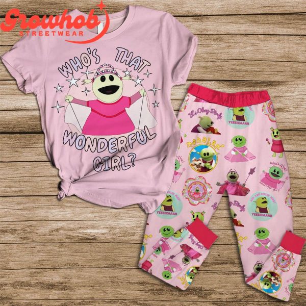 Nanalan’ Who’s That Wonderful Girl Fleece Pajamas Set