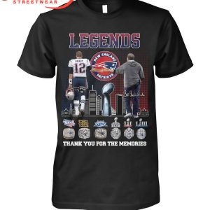 Tom Brady New England Patriots Tampa Bay Buccaneers Star T-Shirt