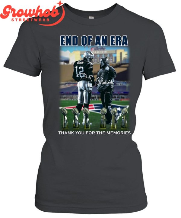 New England Patriots End Of An Era Thank You T-Shirt