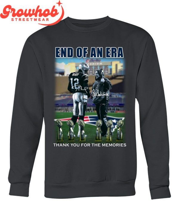 New England Patriots End Of An Era Thank You T-Shirt