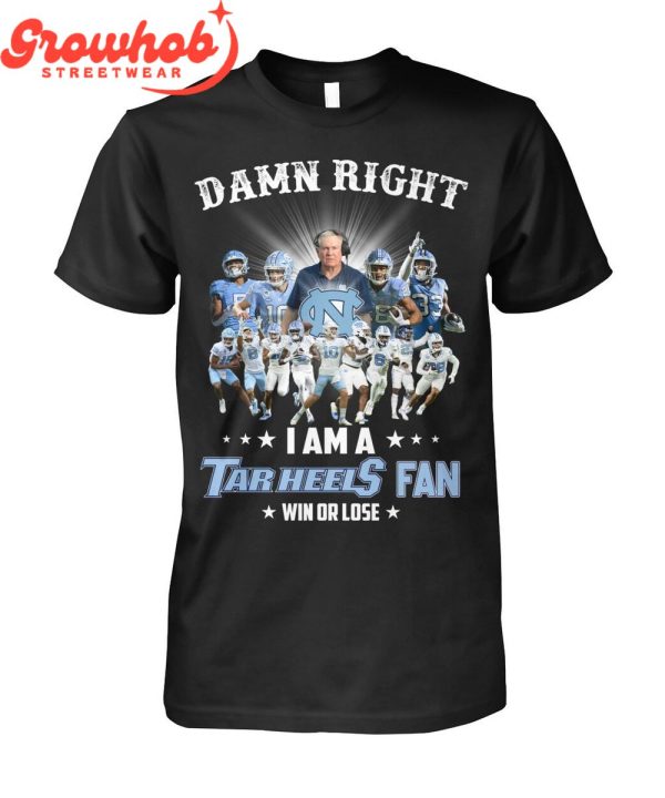 North Carolina Tar Heels Fan Win Or Lose T-Shirt