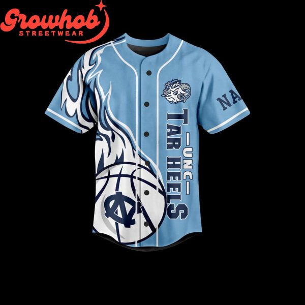 North Carolina Tar Heels Go Heels Personalized Baseball Jersey