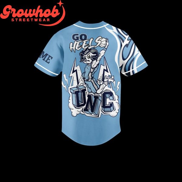 North Carolina Tar Heels Go Heels Personalized Baseball Jersey