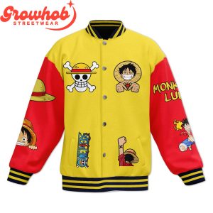 One Piece Valentine Luffy You To Pieces Baseball Jacket