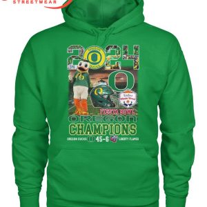 Oregon Ducks 2024 Fiesta Bowl Champions T-Shirt