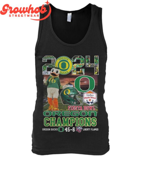 Oregon Ducks 2024 Fiesta Bowl Champions T-Shirt