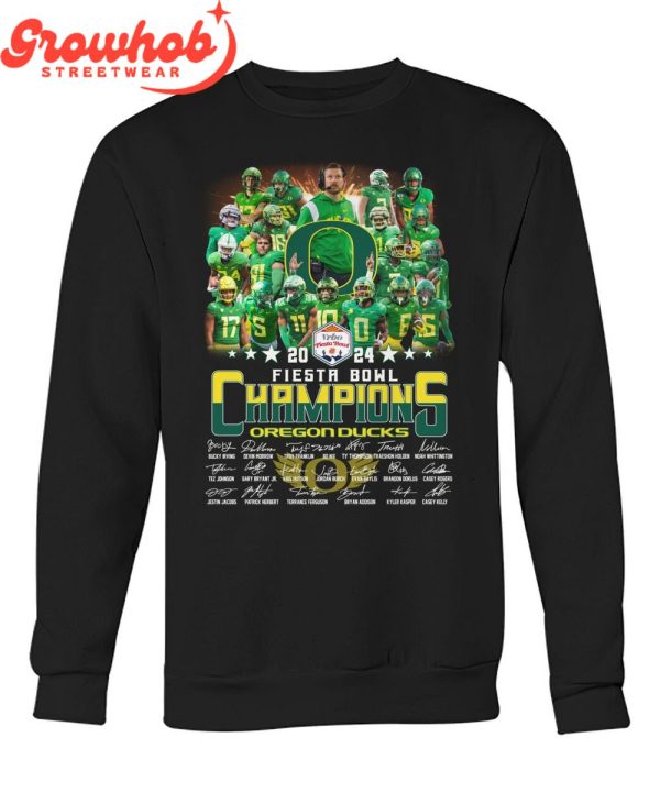 Oregon Ducks Fiesta Bowl Champions 2023 T-Shirt