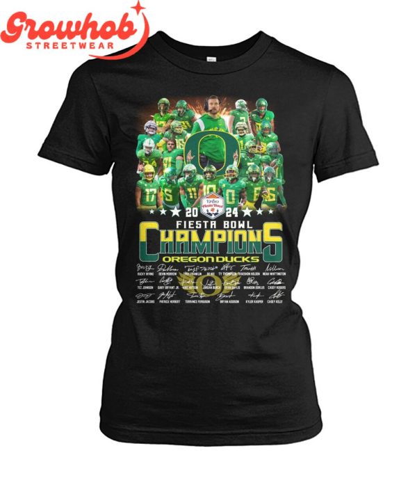 Oregon Ducks Fiesta Bowl Champions 2023 T-Shirt