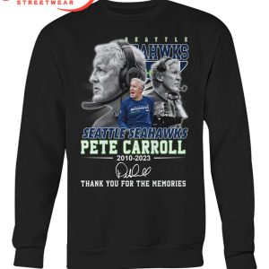 Pete Carroll  Seatle Seahawks The Memories T-Shirt