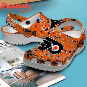Philadelphia Flyers Eat Up Orange Version Crocs Clogs