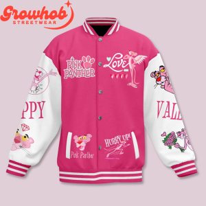 Pink Panther Relax Think Pink Valentine Baseball Jacket