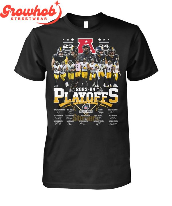 Pittsburgh Steelers 2023-2024 Playoffs T-Shirt