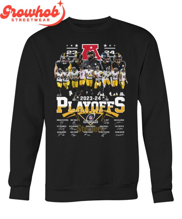 Pittsburgh Steelers 2023-2024 Playoffs T-Shirt