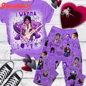 Prince Love My Valentine Fleece Pajamas Set Long Sleeve