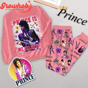 Prince Love My Valentine Fleece Pajamas Set Long Sleeve