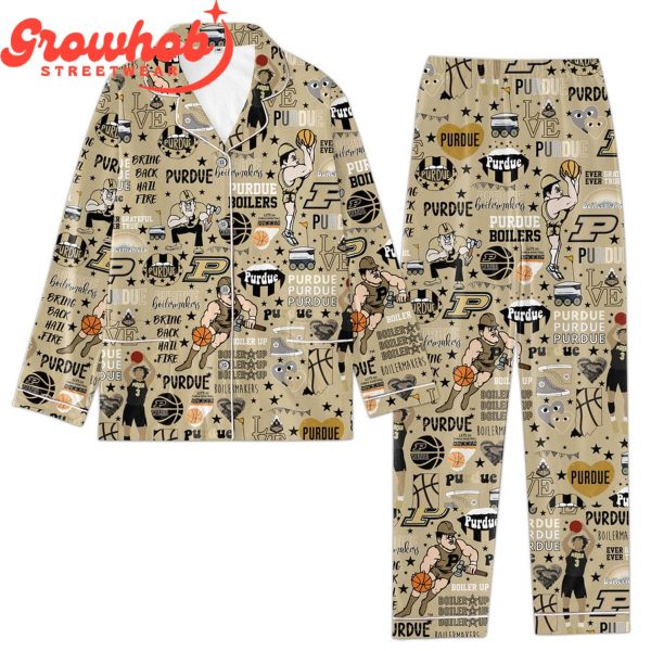 Purdue Boilermakers Fan Polyester Pajamas Set