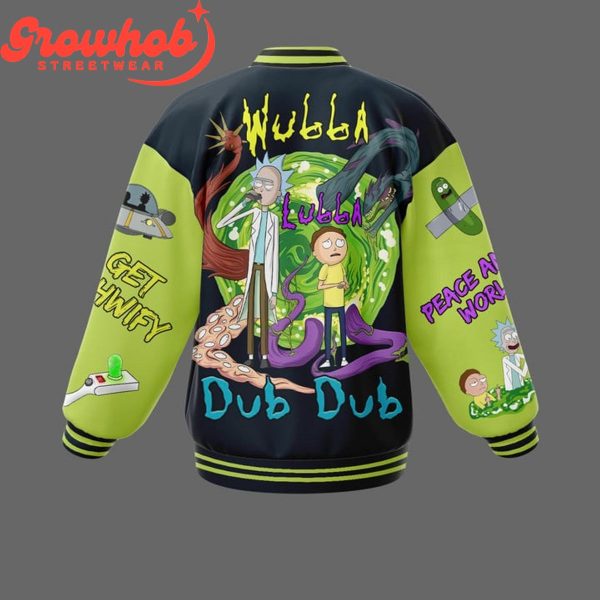 Rick And Morty Dub Dub Baseball Jacket