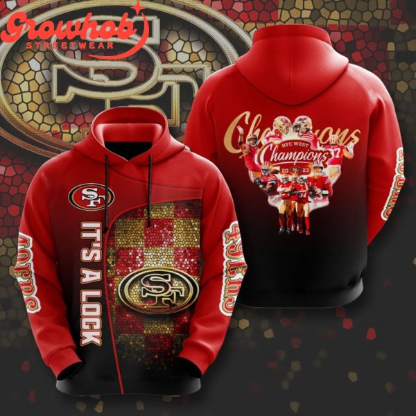 San Francisco 49ers 2023 NFC Champions Dark Red Hoodie Shirts