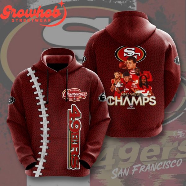 San Francisco 49ers 2023 NFC Champs Red Hoodie Shirts