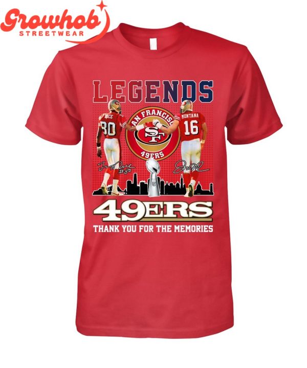 San Francisco 49ers Legend Thank You T-Shirt