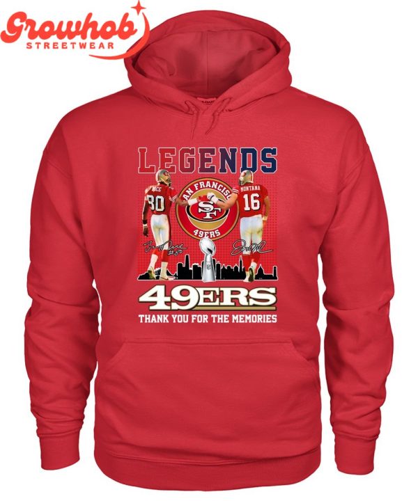 San Francisco 49ers Legend Thank You T-Shirt