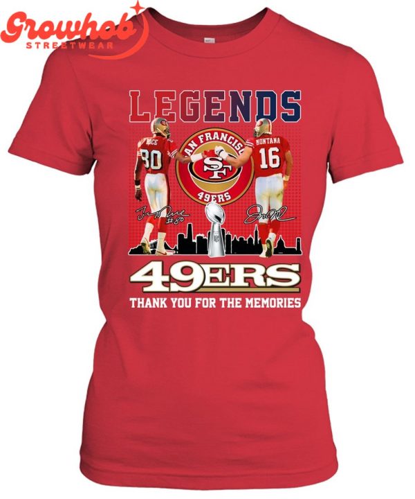 San Francisco 49ers Legend Thank You T-Shirt