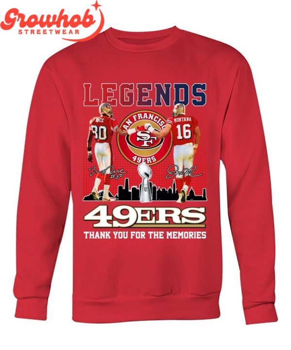 San Francisco 49ers Legend Thank You T-Shirt