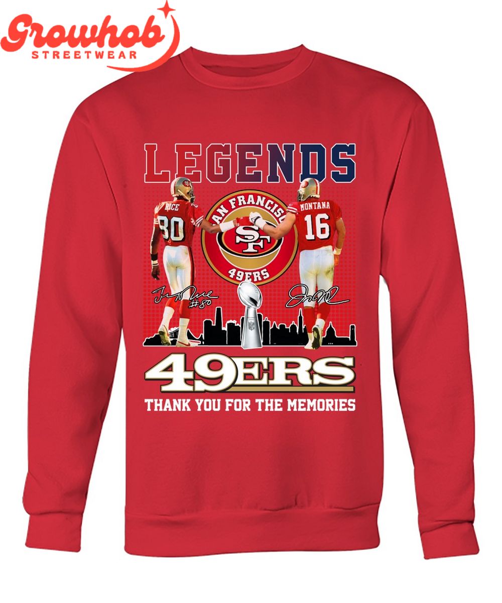 San Francisco 49ers Legends 3D Hoodie, Perfect for Fans and Collectors,  Vintage 49ers T-Shirt, and Women's Apparel - Teepanda