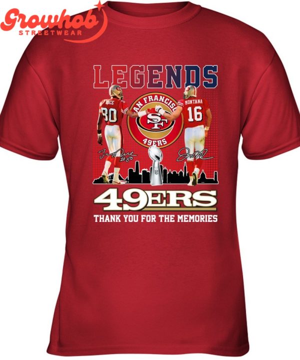 San Francisco 49ers Legend Thank You T-Shirt