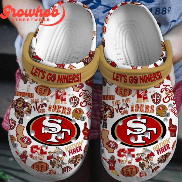 San Francisco 49ers Let’s Go Niners Crocs Clogs