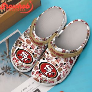 San Francisco 49ers Let’s Go Niners Crocs Clogs