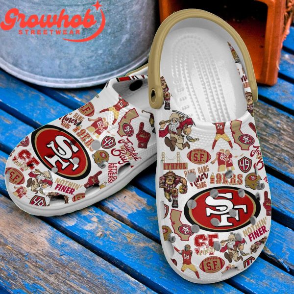 San Francisco 49ers Let’s Go Niners Crocs Clogs