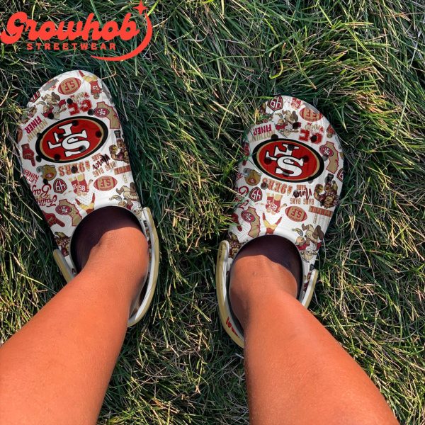 San Francisco 49ers Let’s Go Niners Crocs Clogs