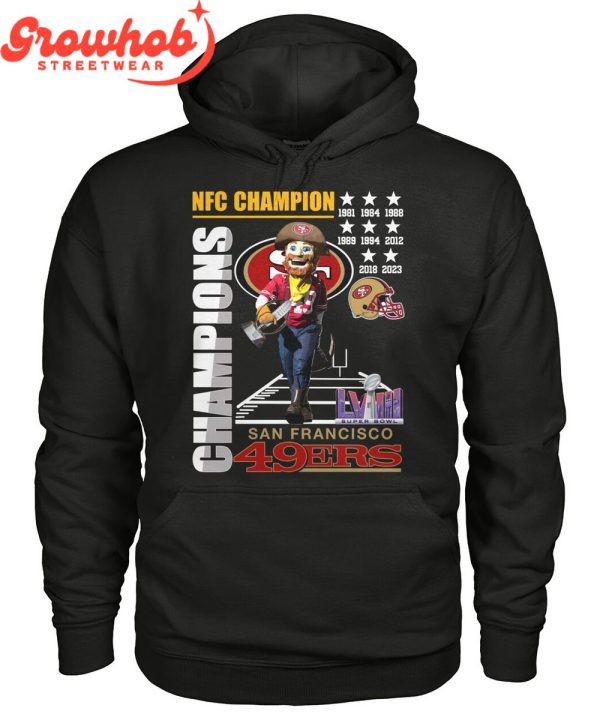 San Francisco 49ers NFC Champions To Super Bowl T-Shirt